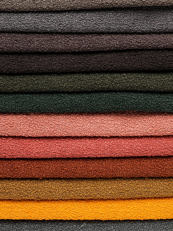 Honeysuckle Loop Sợi Polyester và Vải sofa bằng vải lanh