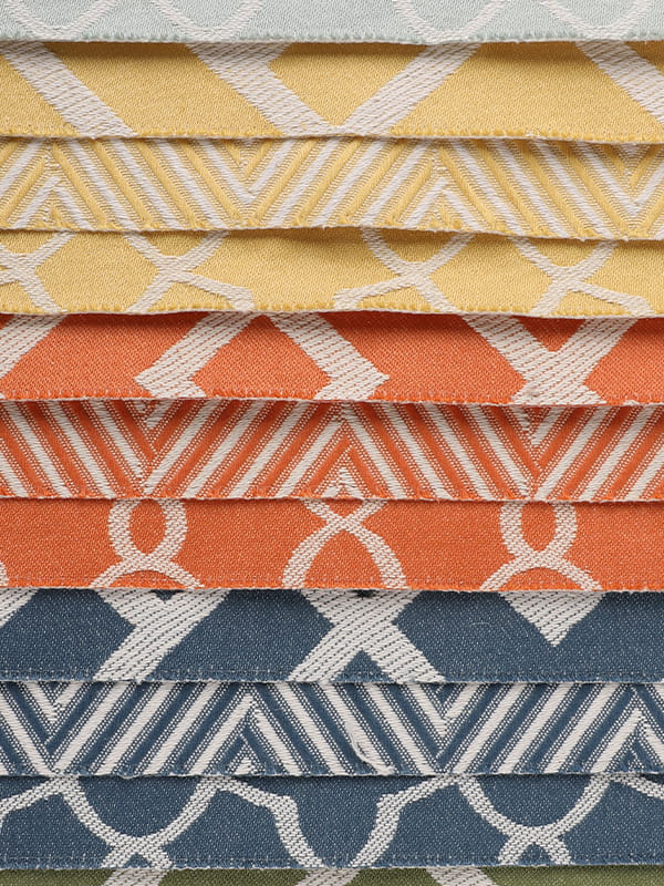 Màu vải jacquard dệt màu